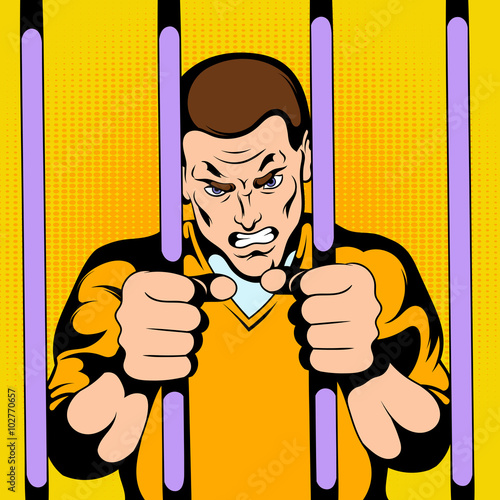 Prisoner at the jail