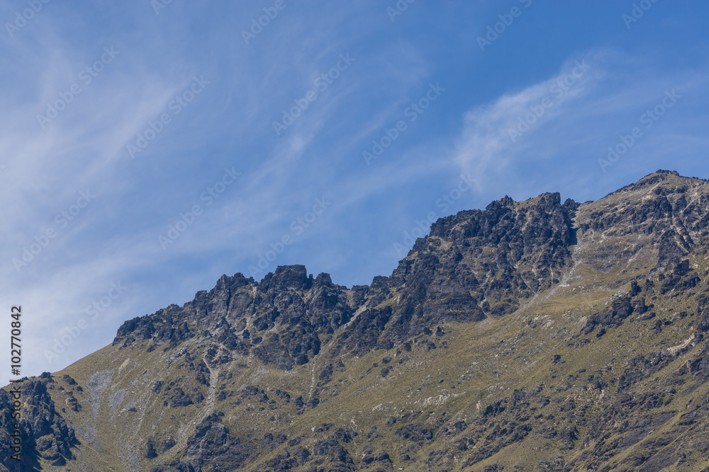 Fototapeta premium lake wakatipu mountain