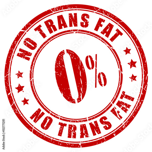 No trans fat stamp