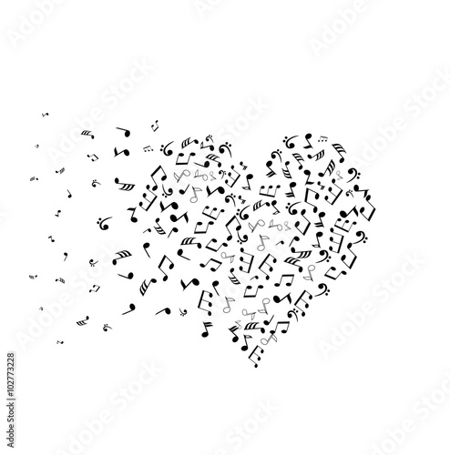 Vector Musical Heart