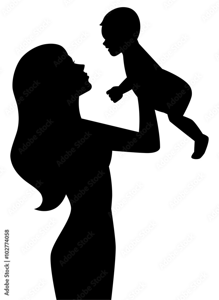 Mother with baby drawing HD wallpapers  Pxfuel