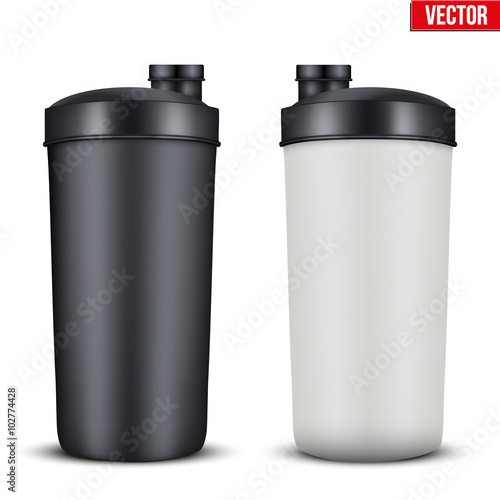 Wallpaper Mural Mockup Plastic Sport Nutrition Drink Bottle. Torontodigital.ca