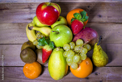 Mixed fresh fruits