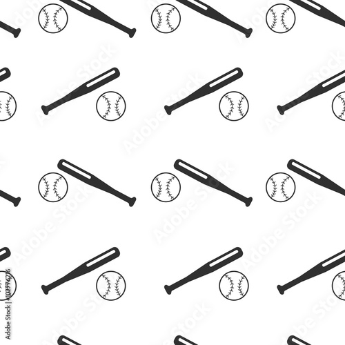 vector pattern baseball. Pattern ball and bat