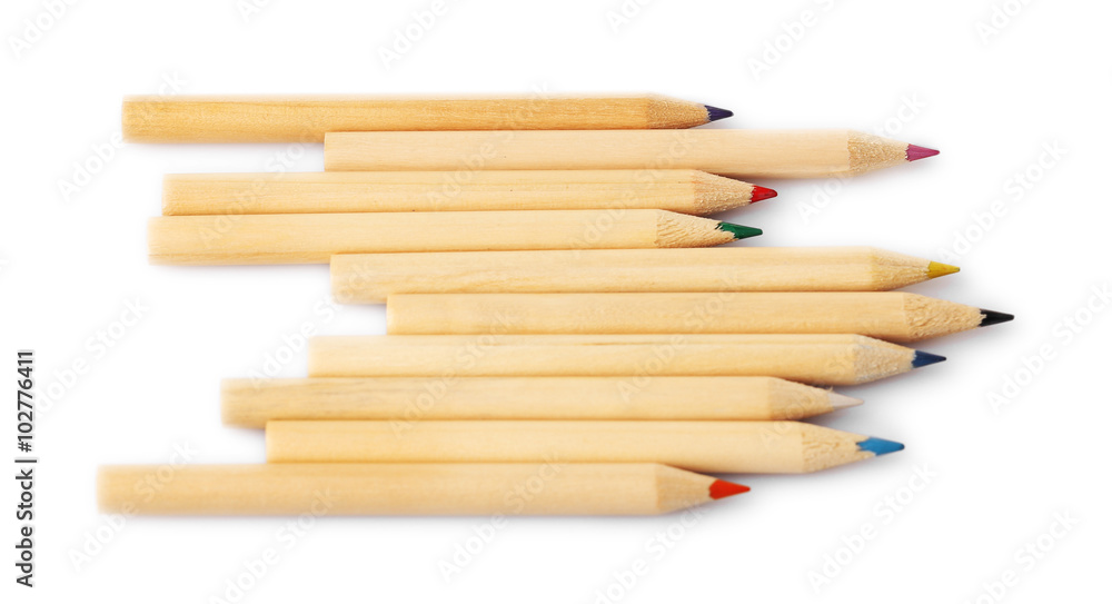 Obraz premium Pencils isolated on white background