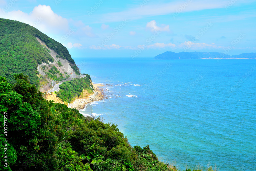 Obraz premium 夏の淡路島南部