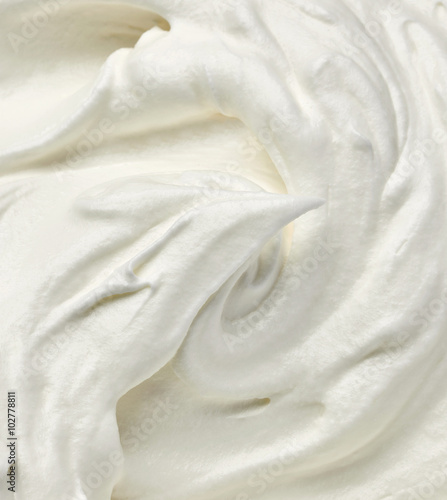 whipped cream sour sweet food white