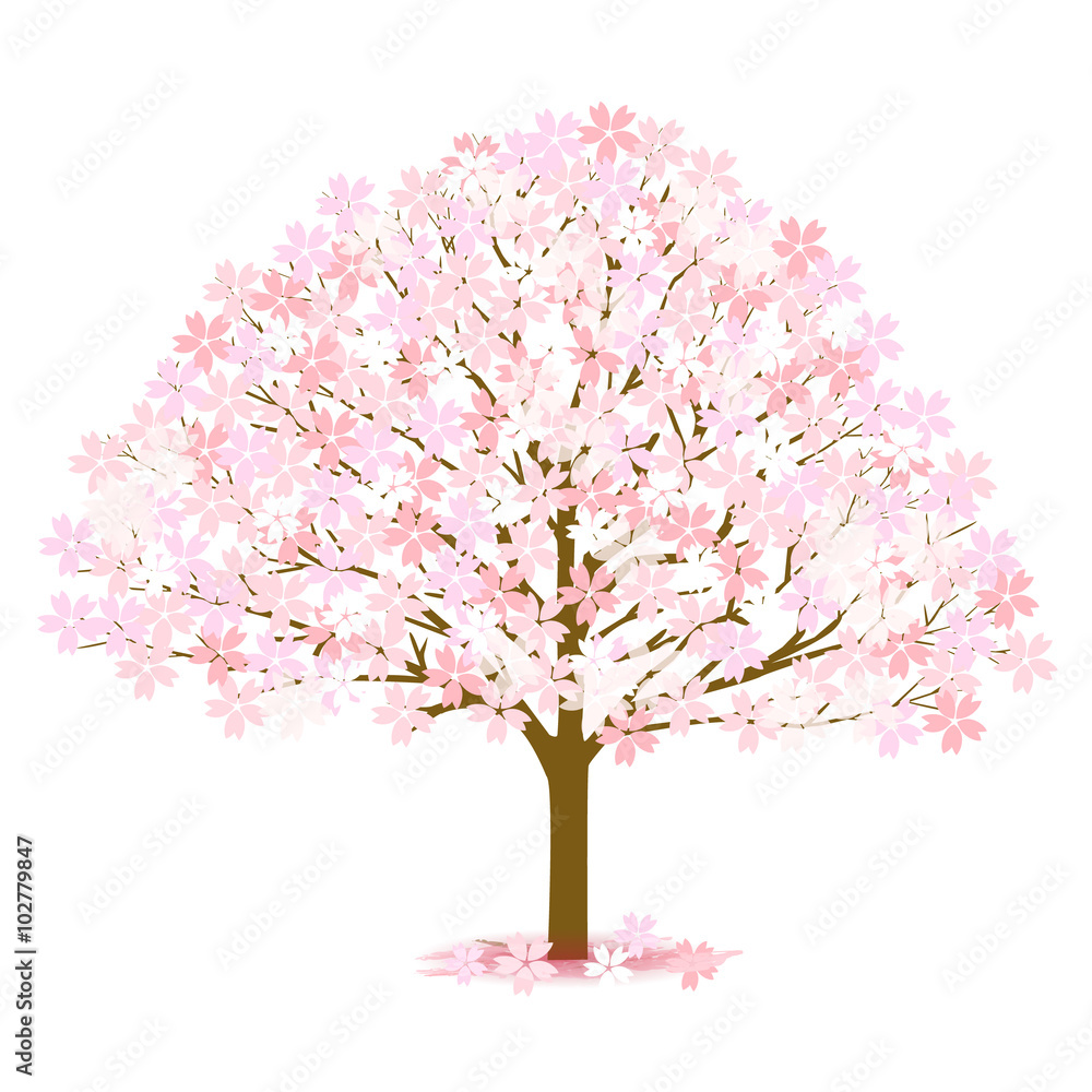 Fototapeta premium 桜 春 花 アイコン