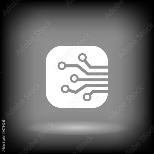 Pictograph of circuit board