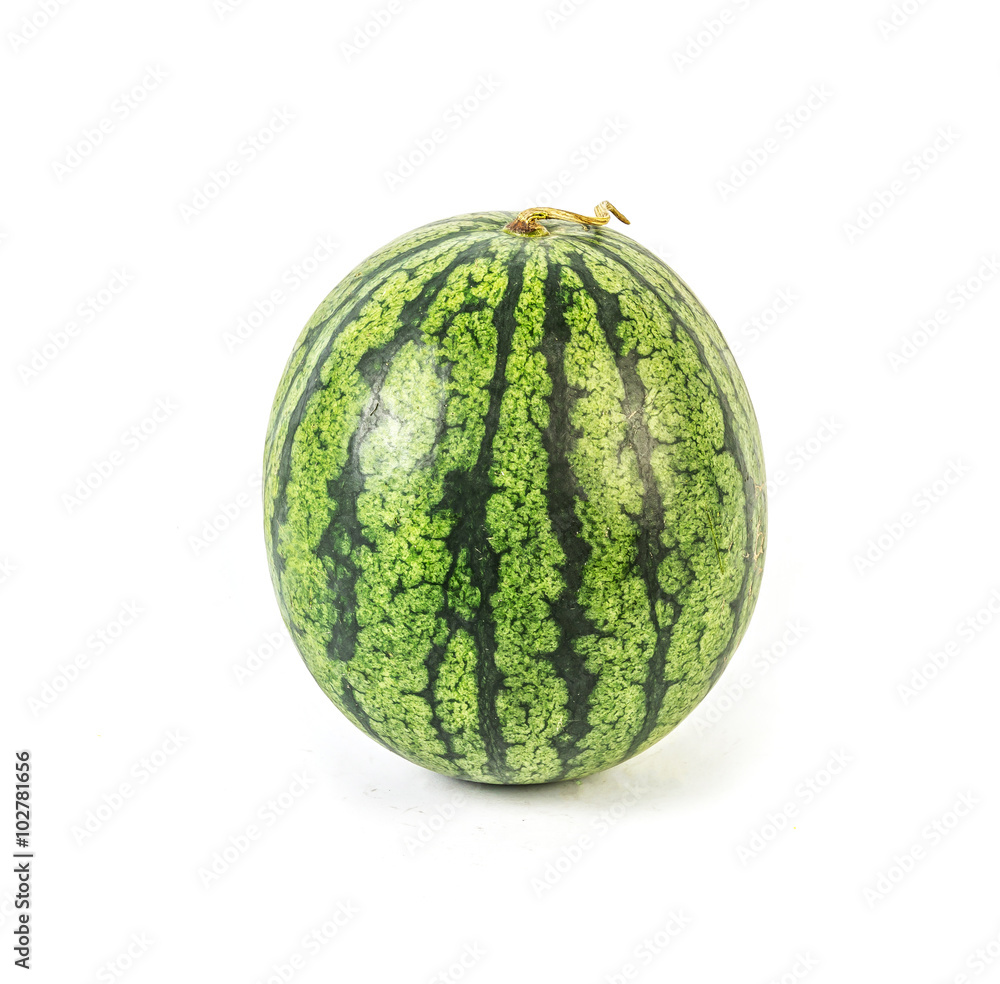 water melon on white background water melon on white background
