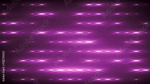 Flood lights pink disco background. Abstract motion background, shining lights, energy waves. Seamless loop.