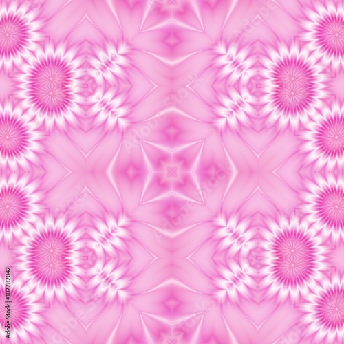 Seamless ornate pattern in pink