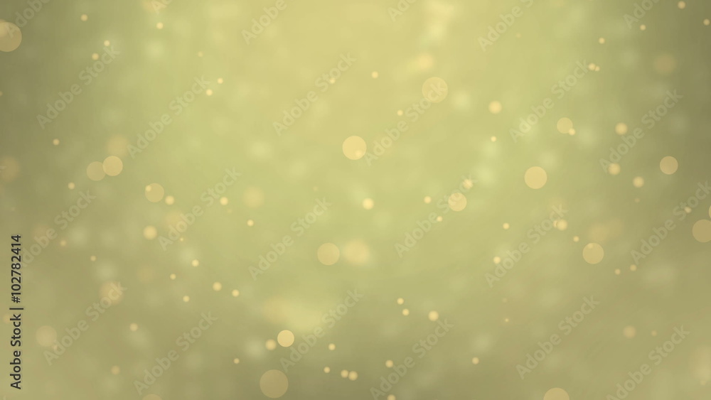 Moving Gloss Particles On Orange Background. Moving Gloss Particles On Orange Background.