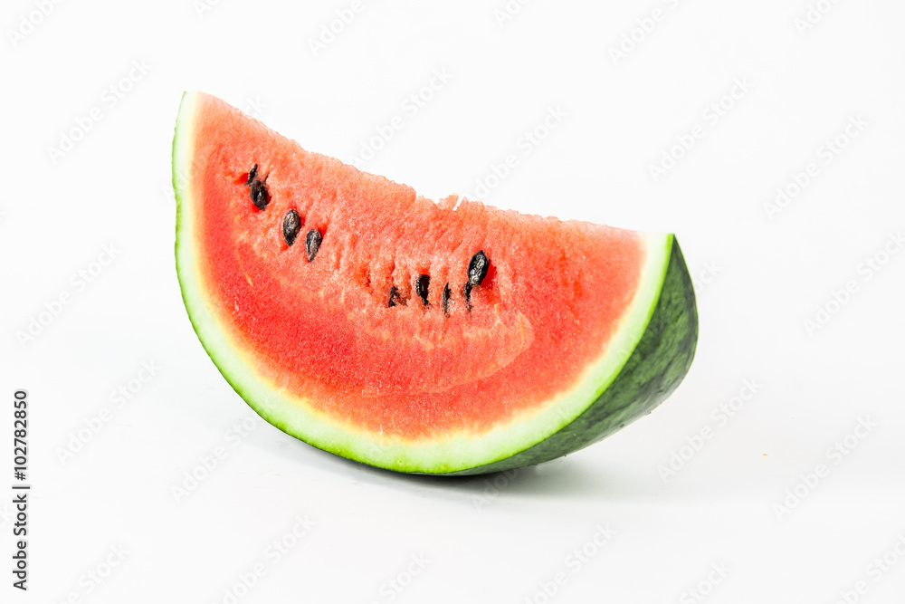 water melon on white background water melon on white background