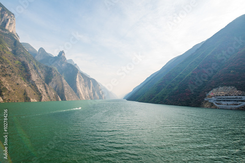 Photography the wu gorge of three gorges at the yangtze river, china