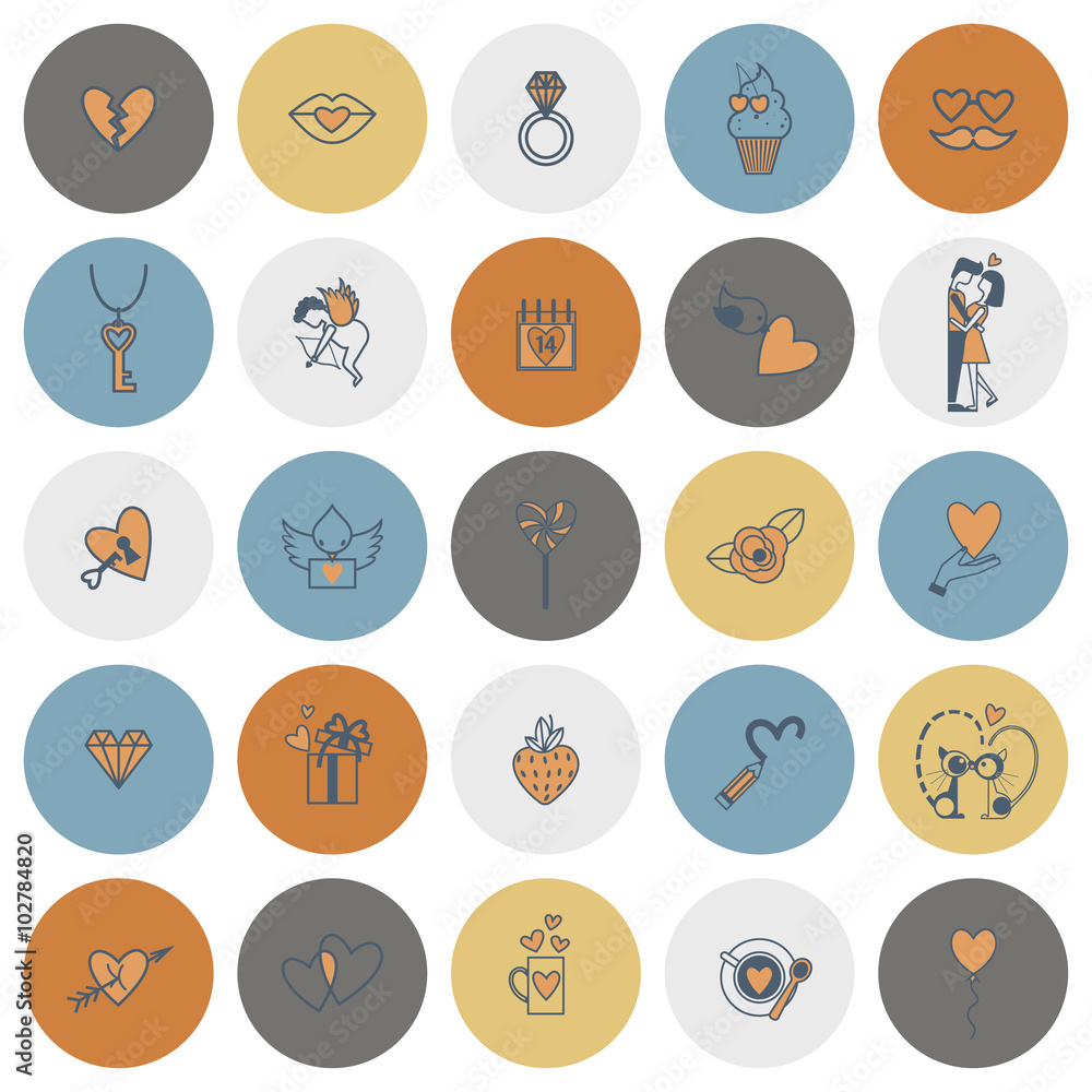 Happy Valentines Day Icons Happy Valentines Day Icons