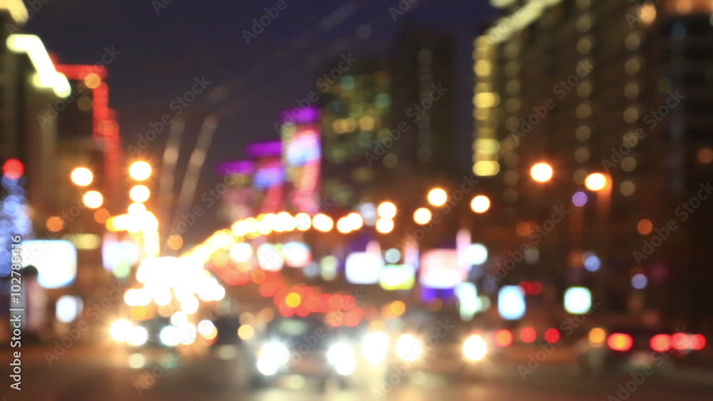 Highway and many cars moving in opposite directions at night Highway and many cars moving in opposite directions at night