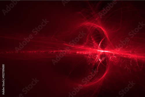 red glow energy wave. lighting effect abstract background for yo
