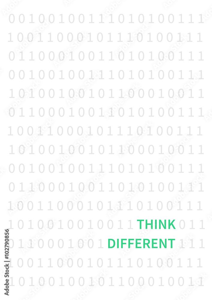Think different. Inspiring phrase. Motivation quote. Positive affirmation. Creative vector typography concept design illustration with white background.
Think different. Inspiring phrase. Motivation quote. Positive affirmation. Creative vector typography concept design illustration with white background.