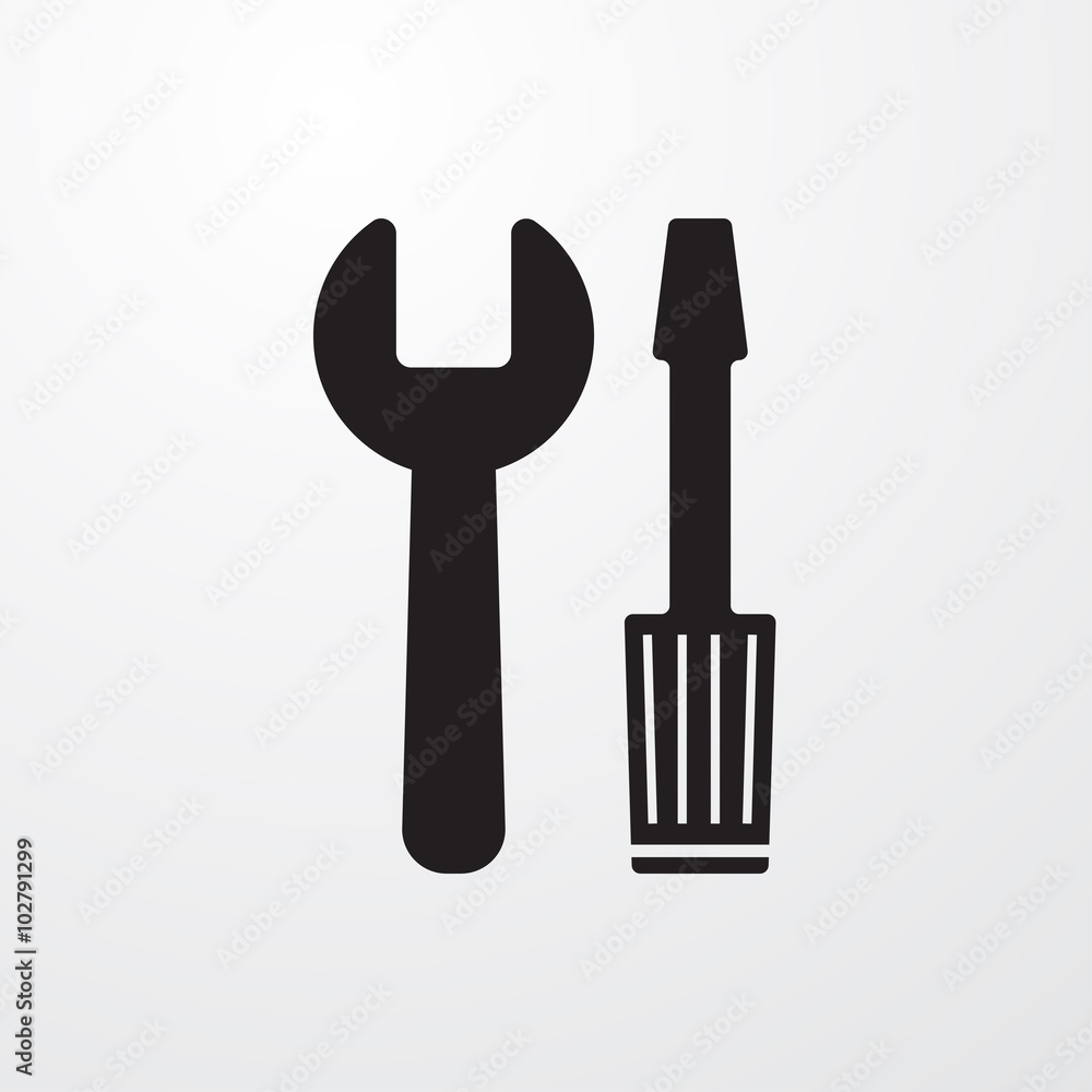 Screwdriver work tool icon for web and mobile. Screwdriver work tool icon for web and mobile.