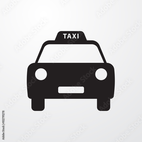 Taxi icon for web and mobile.
