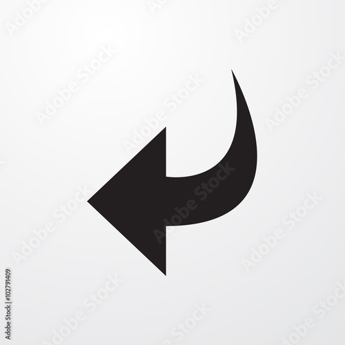 Undo icon for web and mobile.