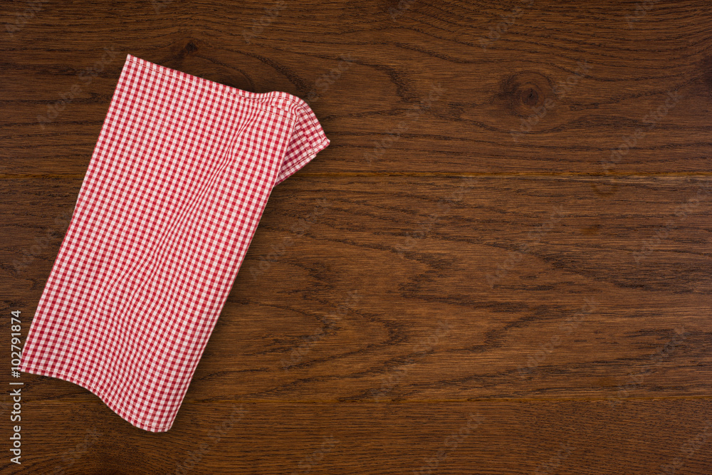 cloth napkin on wooden background cloth napkin on wooden background