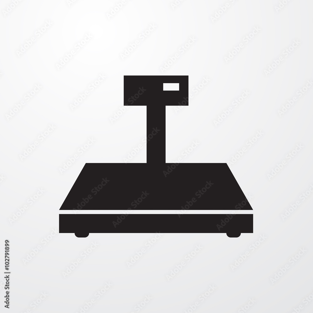 Digital weigher icon for web and mobile Digital weigher icon for web and mobile