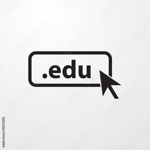 Domain EDU icon. Top-level internet domain