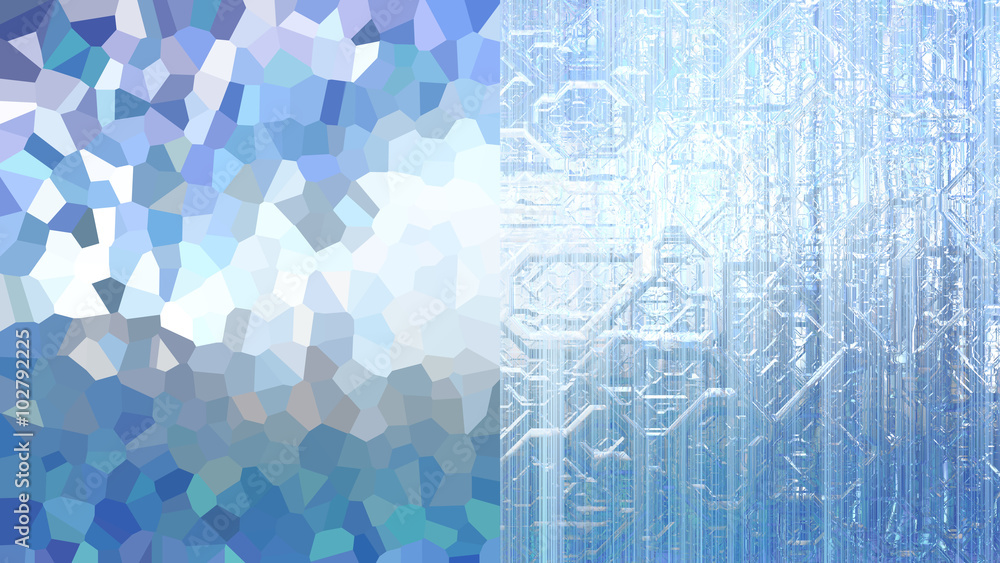 Set of abstract backgrounds blue Set of abstract backgrounds blue