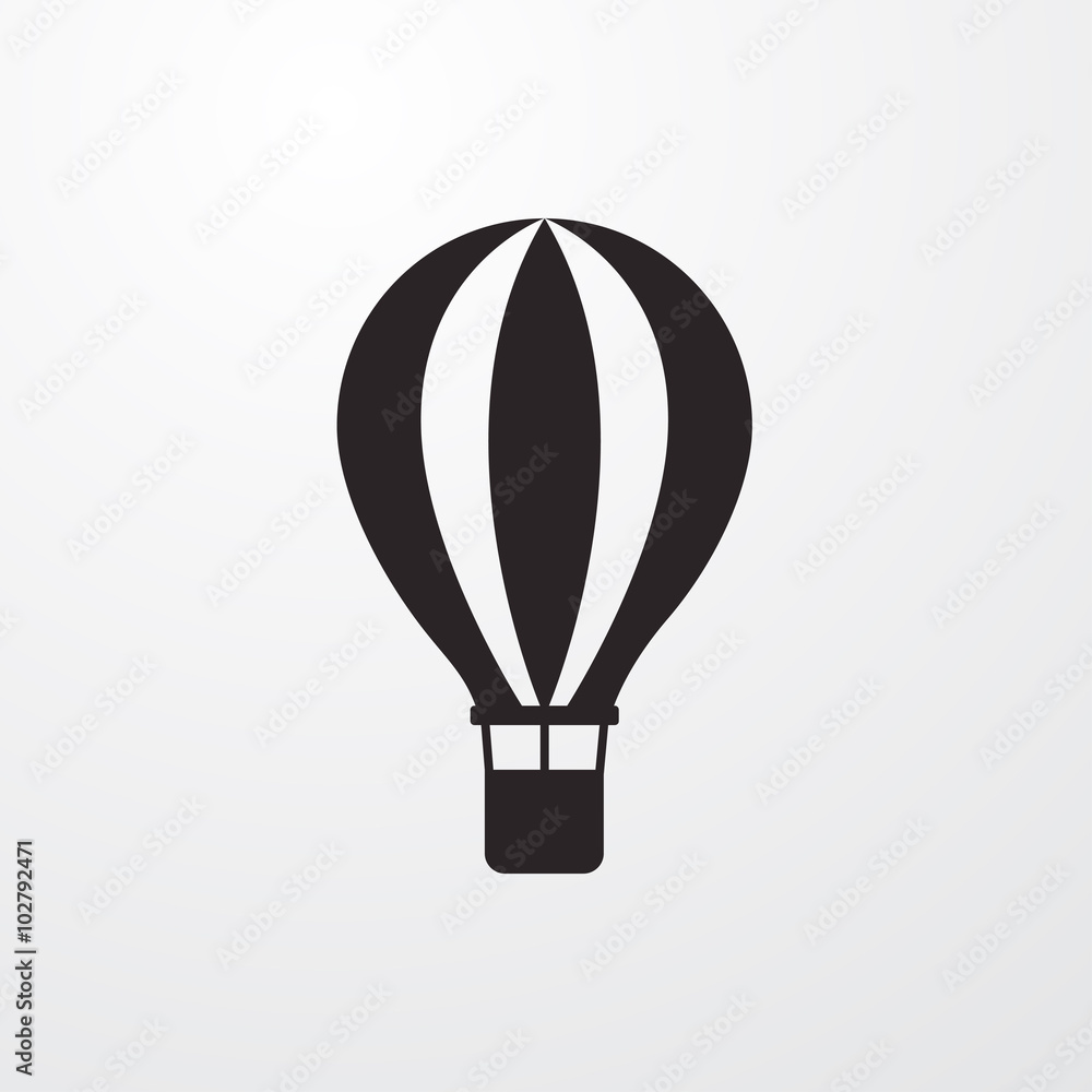 Air balloon icon Air balloon icon