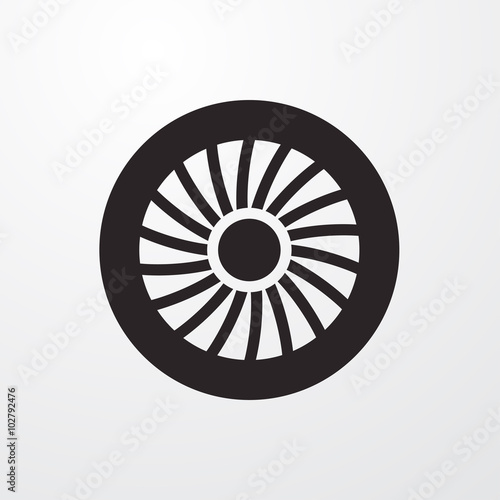 Jet engine icon