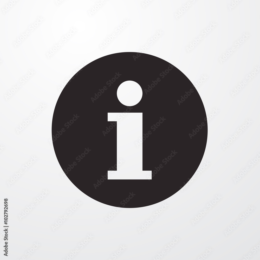 Information icon for web and mobile Information icon for web and mobile