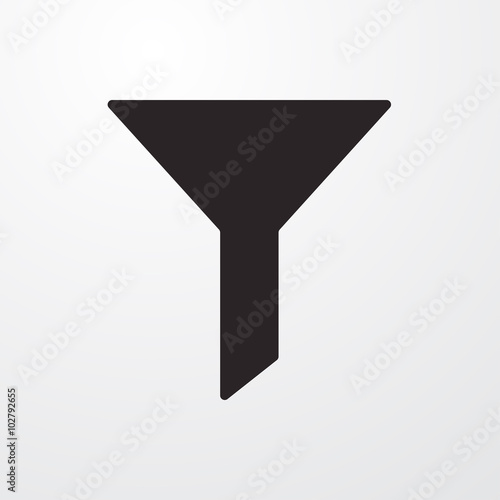 Filter icon for web and mobile