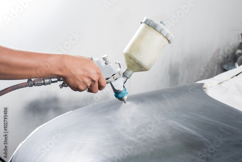 Foto Auto body repair series : Painting