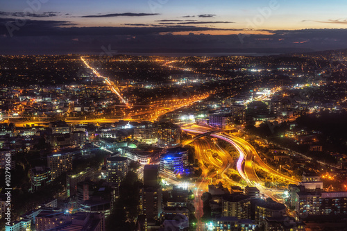 auckland night view