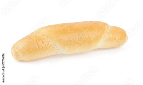 Bread bun isoleted on white