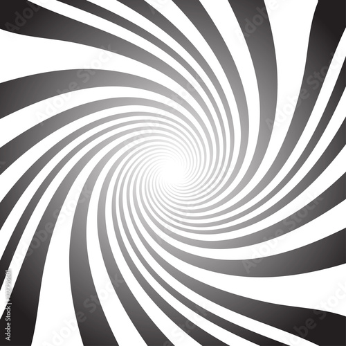 abstract twist, swirl, rays radial stylish background