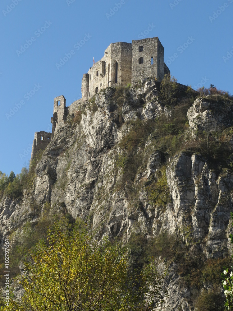 Strecno castle ruins, Slovakia