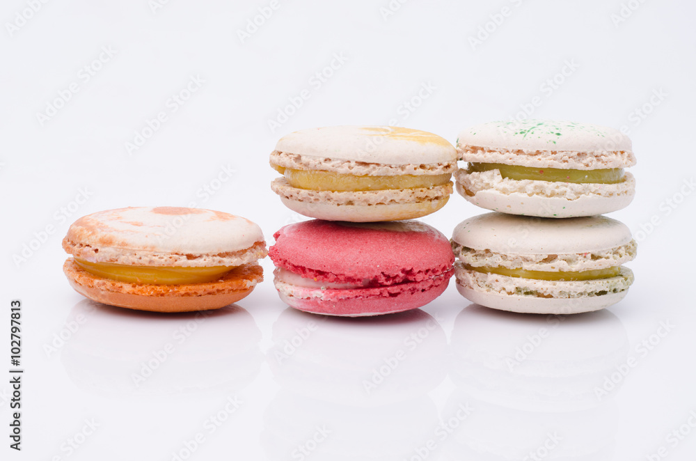 french sweet delicacy, macaroons variety closeup french sweet delicacy, macaroons variety closeup
