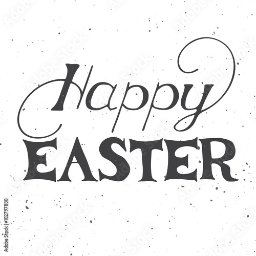 Lettering Happy Easter