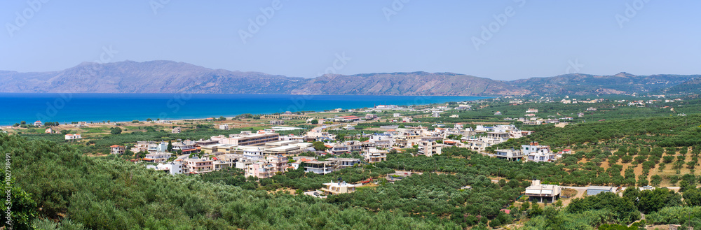Kissamos (Kastelli) town on Crete, Greece