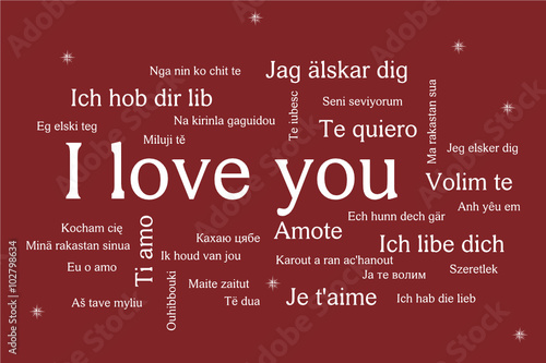 WEB ART DESIGN Tag cloud I love you Valentine 020