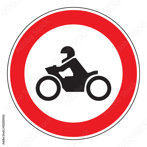 no motorcycles