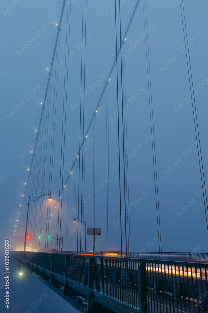 Obraz premium Bridge, mist