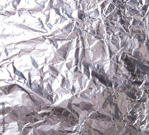 silver leaf foil background with 
