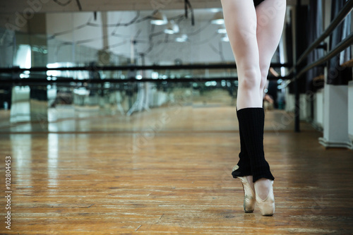 Legs graceful ballerina