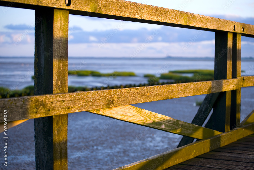 Wattenmeer bei Husum - Nordsee Wattenmeer bei Husum - Nordsee