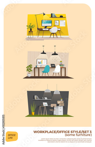 Business office style 