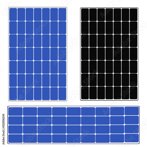 silicon photovoltaic electric solar panel
